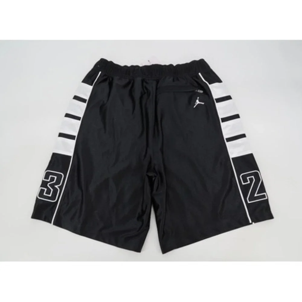 Jordan Cat Scratch Basketball Shorts Mens Medium Black White Jumpman HQ1208 NEW